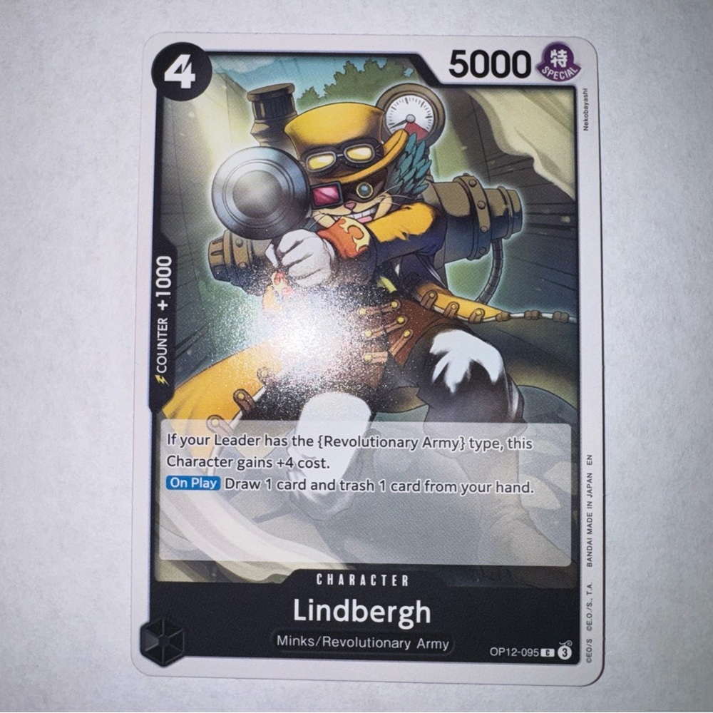 One Piece CCG Lindbergh Legacy Of The Master C OP12-095 NM